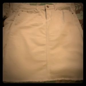 Knee Length Jean Skirt